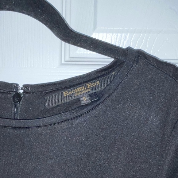 STUNNING Rachel Roy LITTLE Black DRESS SZ 0 - Picture 3 of 11